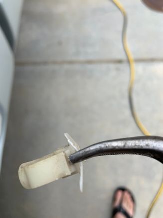 Old OEM fasteners, the abs used with these Gen 2’s definitely don’t hold up well.  