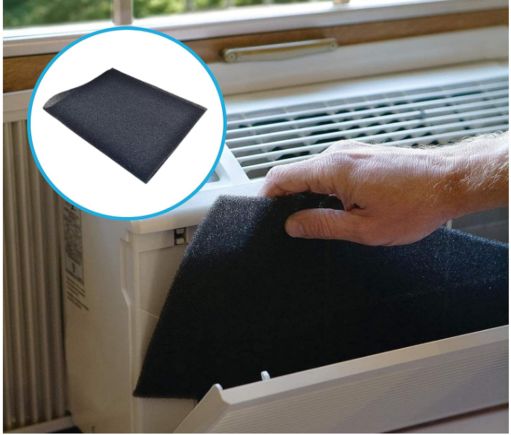 I may try to insert one of these portable home a/c foam filters in front of the evaporator