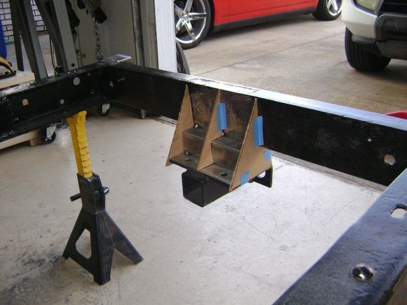 Proposed beefing up on the receiver. I want it to be a jack point also. Itll get some tie in bars too. 