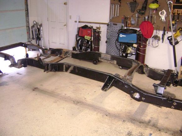 Flipped and ready to make a mess. Ill show more details when its painted.