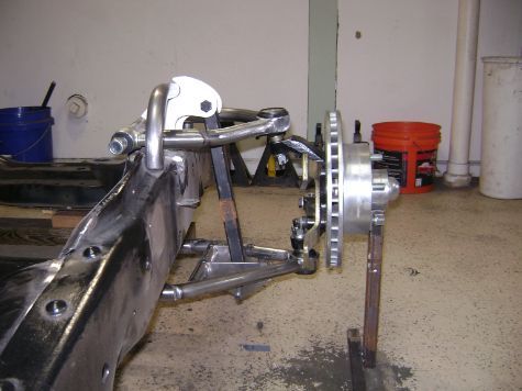 Looking forward. The shock will have plenty of clearance with this here. 