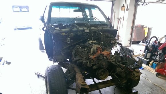 Getting ready to swap in the 4bt
