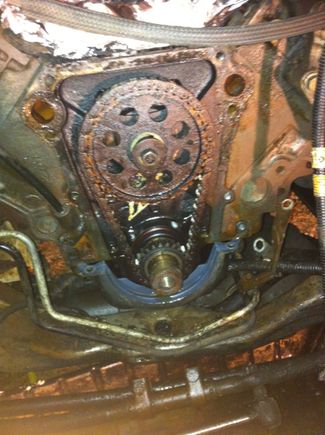 Already had a double chain but it was loose.. When I put the new one on it was much tighter was scared cam was bad