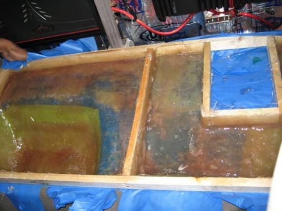 fiberglassing