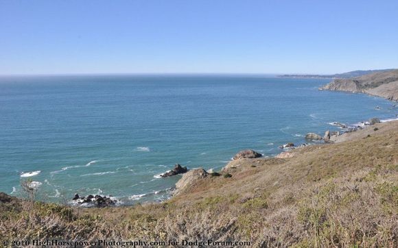 The scenery along California's historic Highway 1