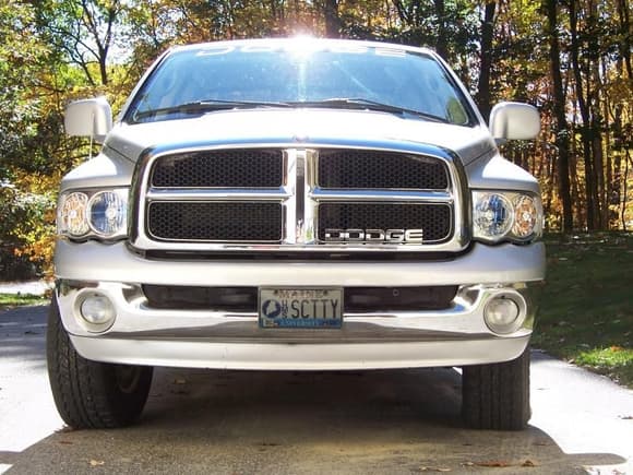 DODGE on windshield and in grille