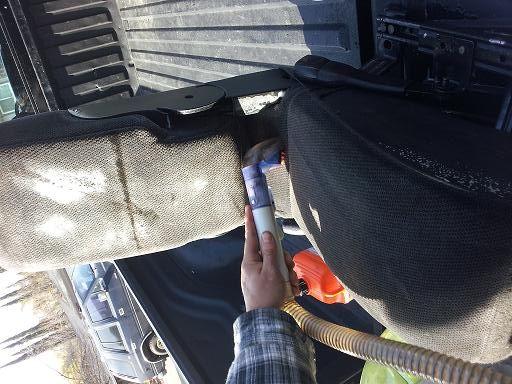 another great find at the junk yard...a little miracle stuff from an orange bottle and a little bit of time and it went from this to...