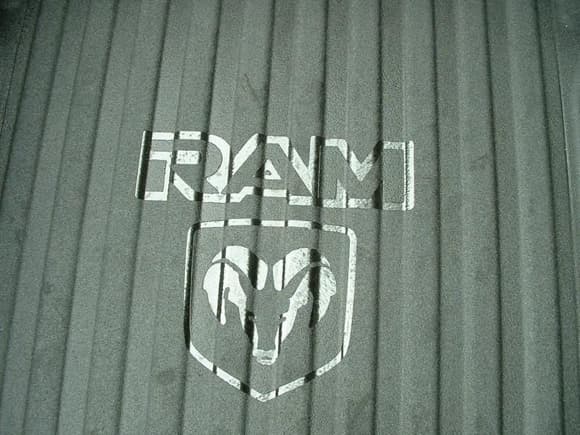Linex Bedliner w/ Ram Logo