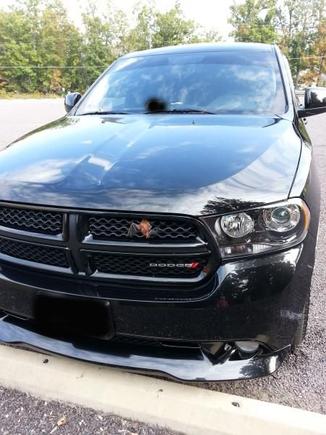 While taking these photo's I had noticed something on the grill????!!!!