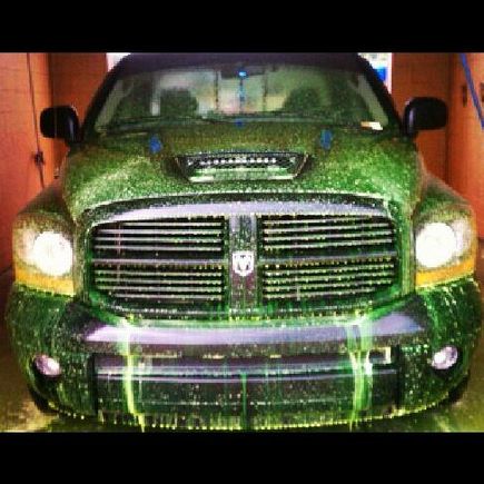 Getting a bath