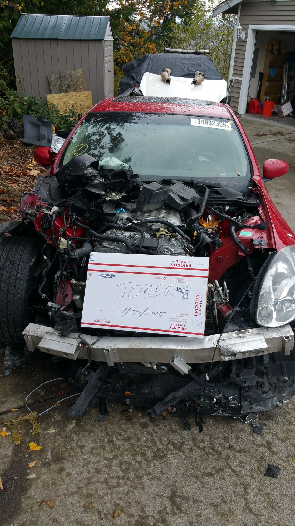 FS: 2007 RED G35 Coupe Part out! ENTIRE CAR! (84k miles) Manual