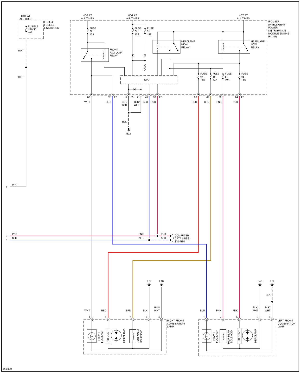2007 G35 Sedan V36 Headlight wiring diagram02