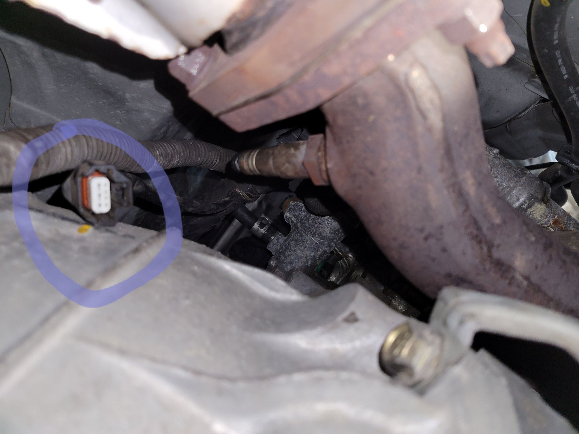 Found this unplugged connector while trying to change out an O2 sensor