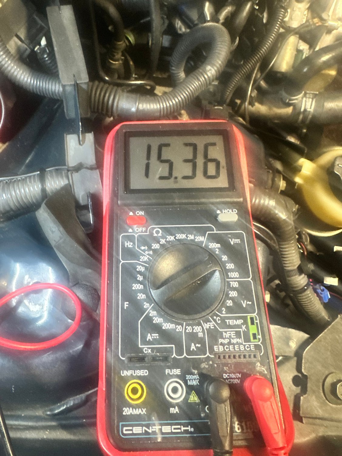 Just installed a OEM alternator and new battery never seen this before