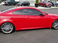 '11 S Coupe, 7AT, Uprev 5 stage engine map, dyno tune at 381hp, Injen dual long tube cold air intakes, RS-R lowering springs with 8kgf, Ark valvetronic exhaust, 101 octane Trick fuel, P-Zeros, Megan Racing strut bar