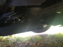 Passenger side rearward lower control arm (chassis side)