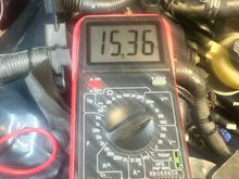 Just installed a OEM alternator and new battery never seen this before