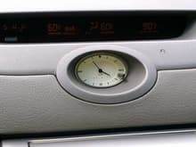 Infiniti white-face clock conversion(clock from 2000 I30)