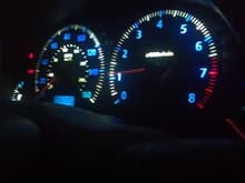 side view of new gauge cluster.