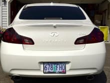 tinted talights white out emblems