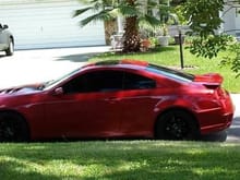 Pics on Craigslist showed the G35 like this, I traded my 1991 300zx twinturbo with 450hp. I traded my 300zx to get a 4 seater she looks great at a distance.