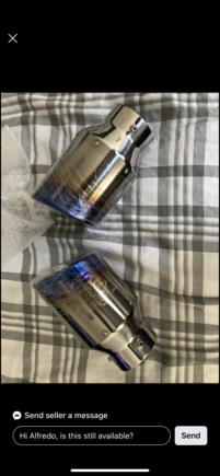 BRAND NEW FROM THE FACTORY. FITS INFINITI AND NISSAN DUAL EXHAUST. PRICE IS FIRM. EVERYWHERE ELSE THESE TIPS ARE 98$ each AND UP