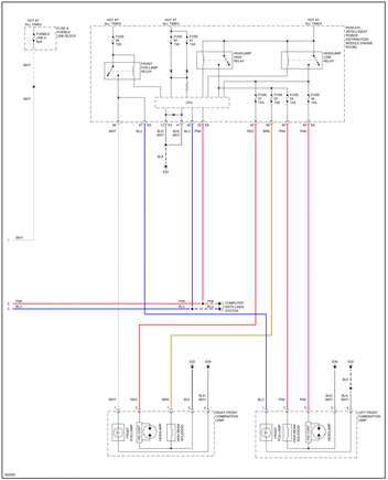 2007 G35 Sedan V36 Headlight wiring diagram02