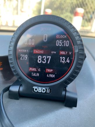 215 is where is usually goes first normal is 203 then 209 then 215 then 219 at idle when driving goes to 239 before it jumps back down to normal then keeps going up and down I think it’s either sticky thermostats but most people start there and it does not fix it I think fan relay it’s not coming on at higher speed or water pump for sure