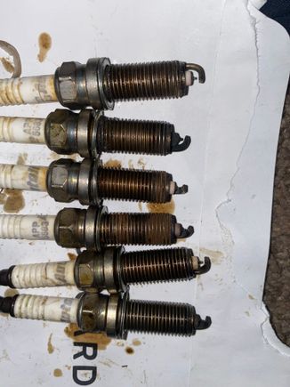 They are in cylinder order  1-6. 
