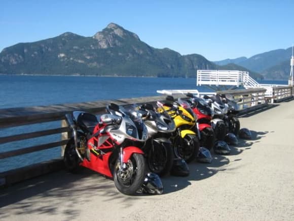 Bike trip to Porteau Cove just before Whistler