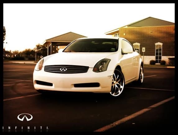 Nice mock up that my brother did of my car as if it was an Infiniti ad.....