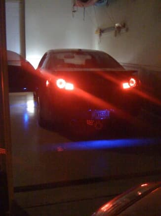 new LED's on liscence plate and doors