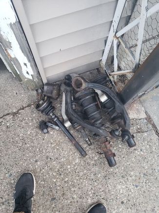 Old suspension junk.
