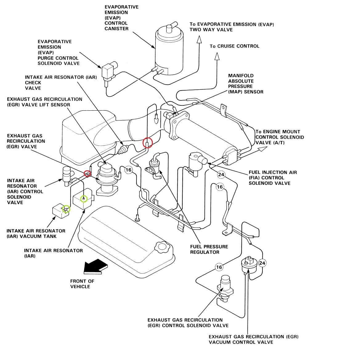 92 Honda Accord Engine Diagram