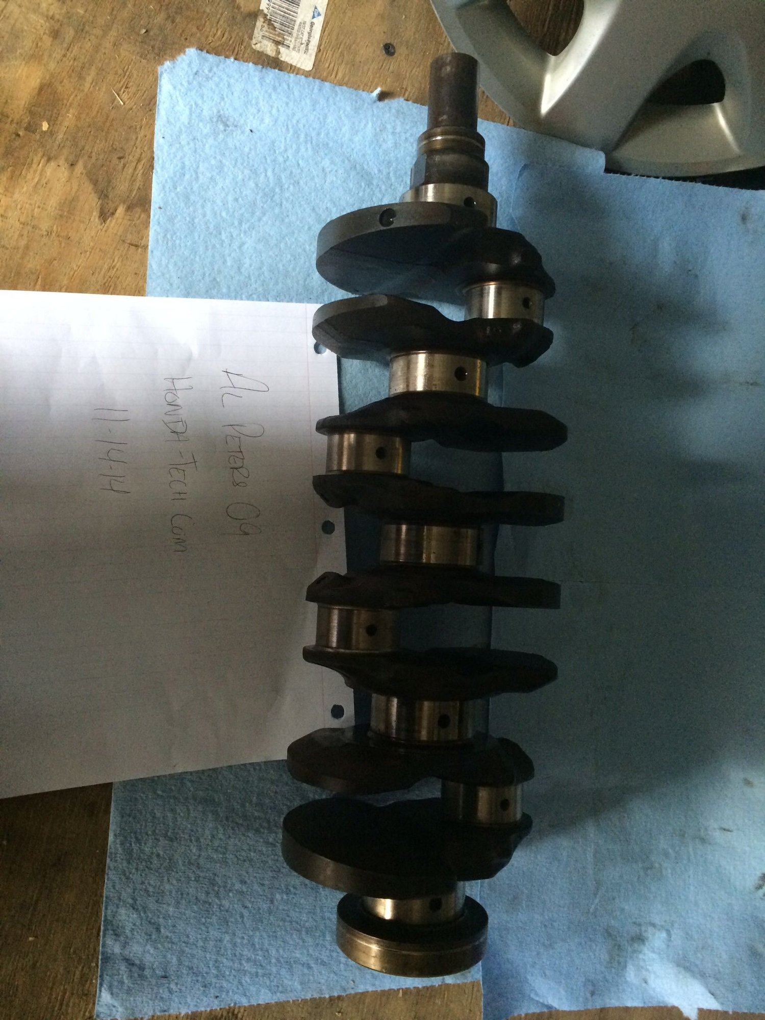 FS b16 crankshaft turbo pistons rods and others HondaTech Honda