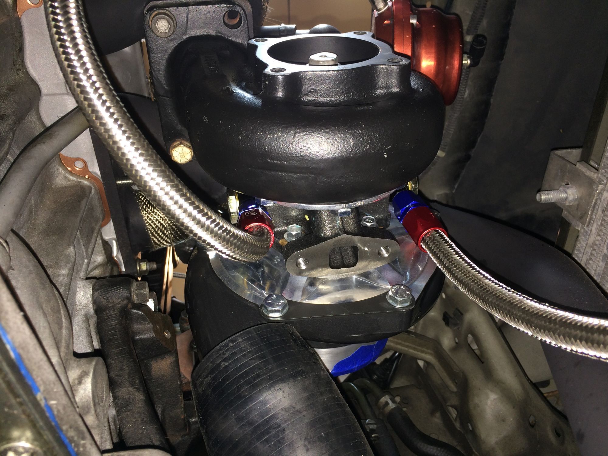 How have people plumbed in their water cooled turbos? HondaTech Honda Forum Discussion
