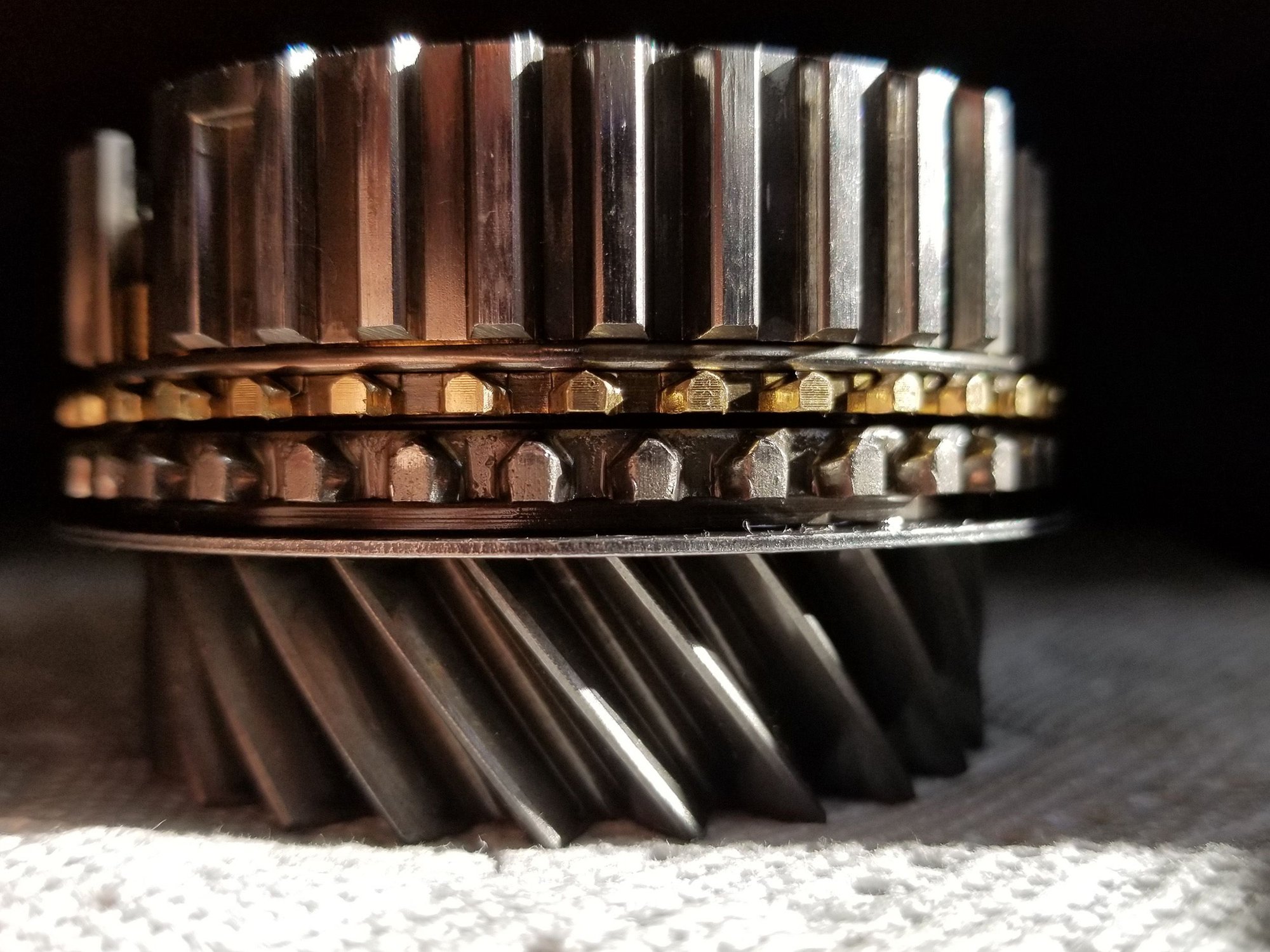 B16 Trans. 3rd Gear Grind Synchro, Gear, Sleeve, etc. Inspection