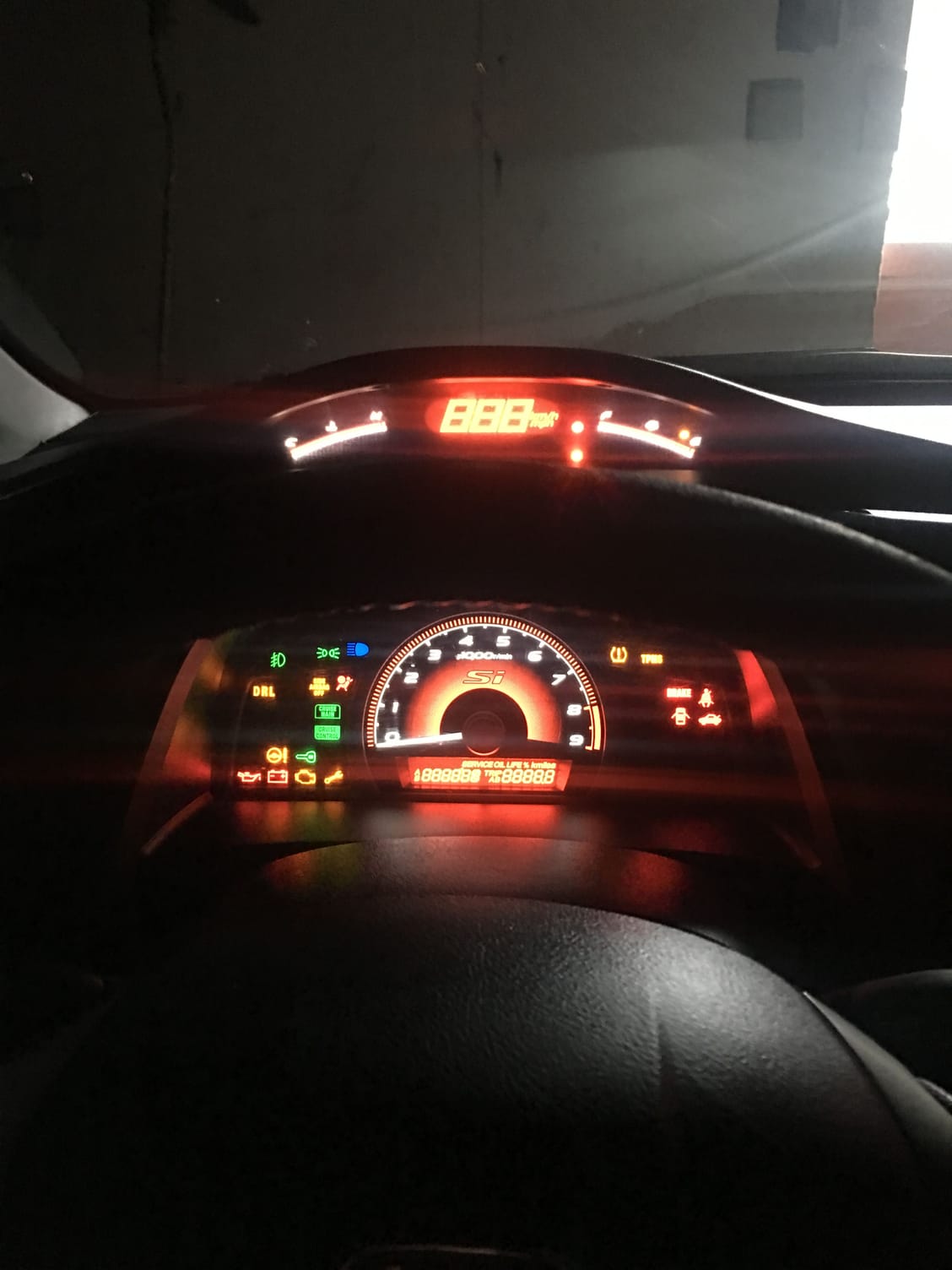 2008 civic si abs and vsa light don't turn on. Honda