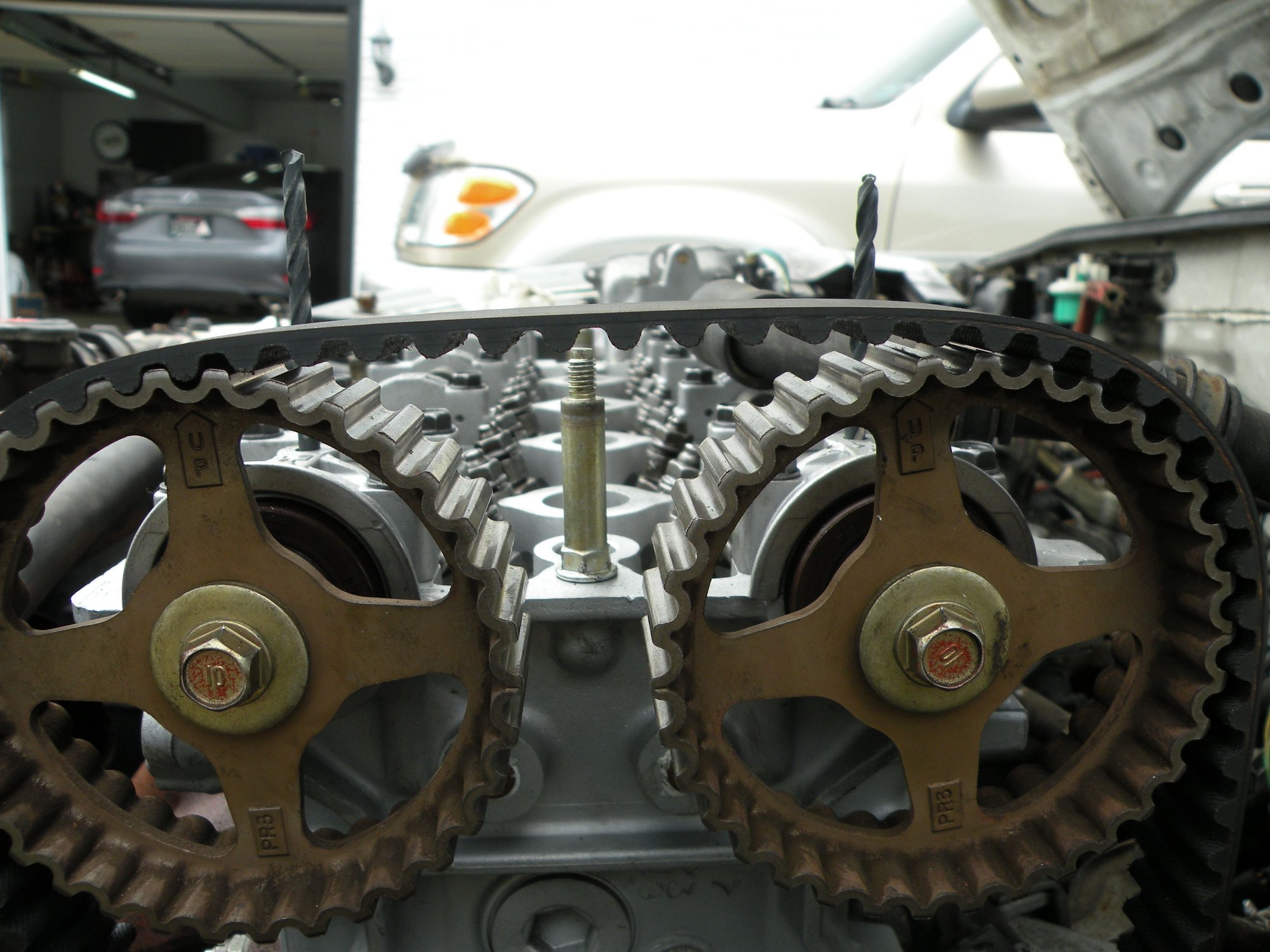 Timing belt help, off by 1/2 gear/tooth HondaTech Honda Forum