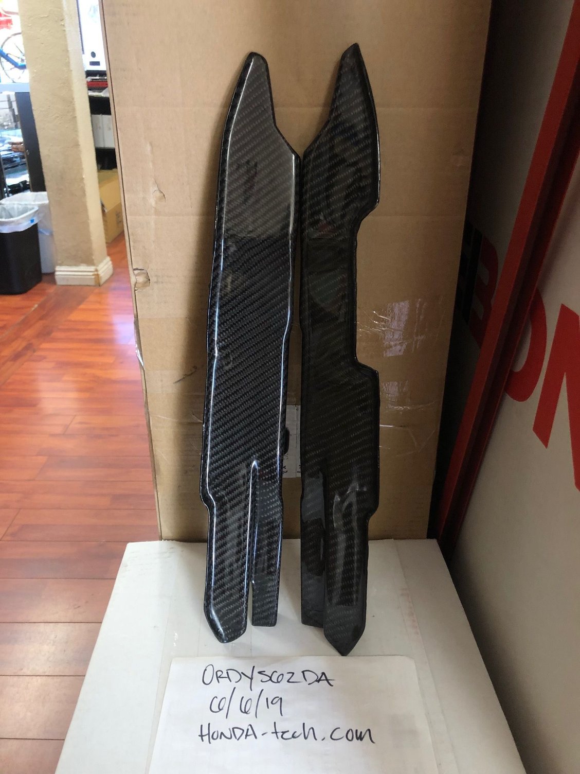 Honda Civic EP3 Carbon Fiber Inner fender Dressing HondaTech Honda