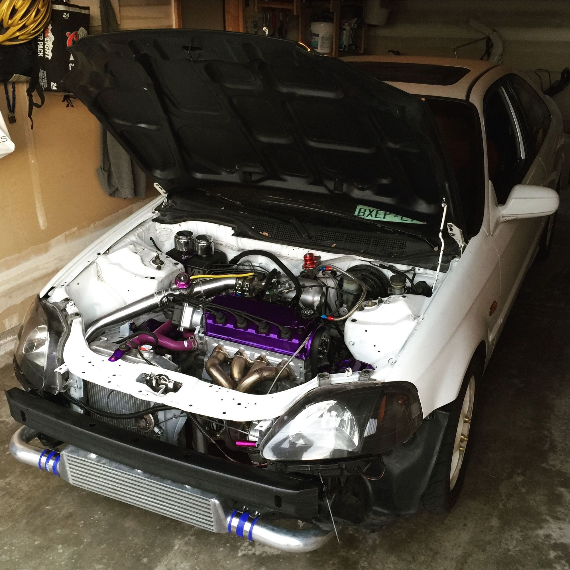 Fully Built D16Y8 Block & D16Z6 Head & Turbo Kit HondaTech Honda