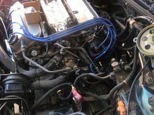 Replacing fuel injectors and Regulator here and cleaning manifold and throttle 