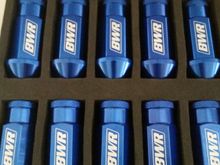 New extended, open end, forged, lug nuts