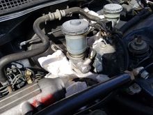 Old cylinder about to come out.