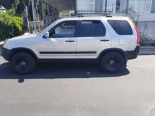 Never realized how much the butt sags untill I installed the wheels.