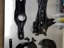 nice and shiny, like new ready for assembly 