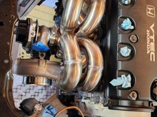 Installed with turbo and wastegate!