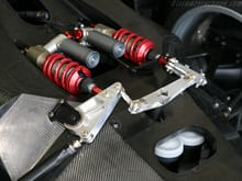 Like this these shocks have the mechanical advantage over the pushrods