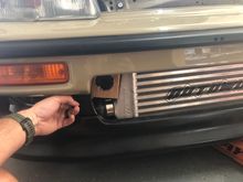 Thinking of making a little aluminum piece and attach like a corrugated tube of sorts 2” diameter and have that lay on top of the intercooler just pushing air at the radiator. Gotta be better than nothing 