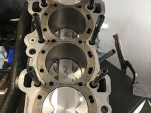 For people interested in the sleeved block finally took the head off to show the sleeves and cylinders 